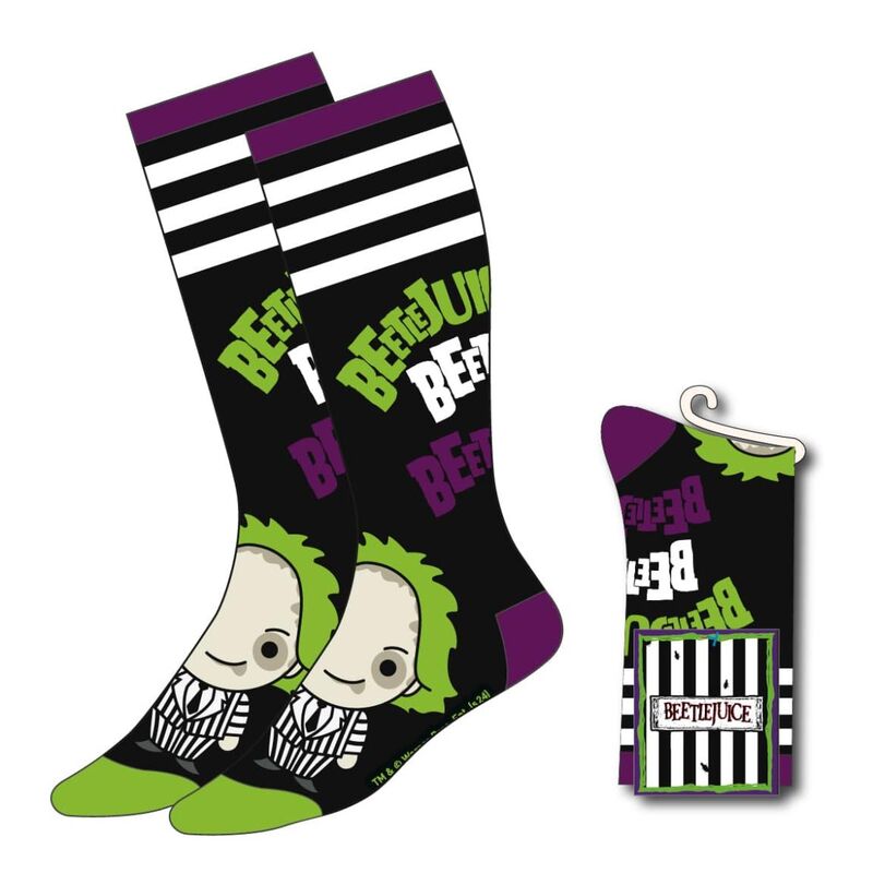 Beetlejuice adult socks