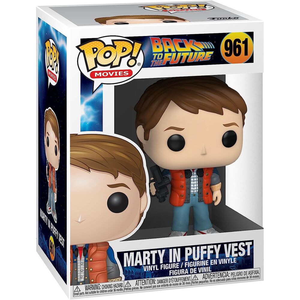 POP figure Back To The Future Doc Marty in Puffy Vest