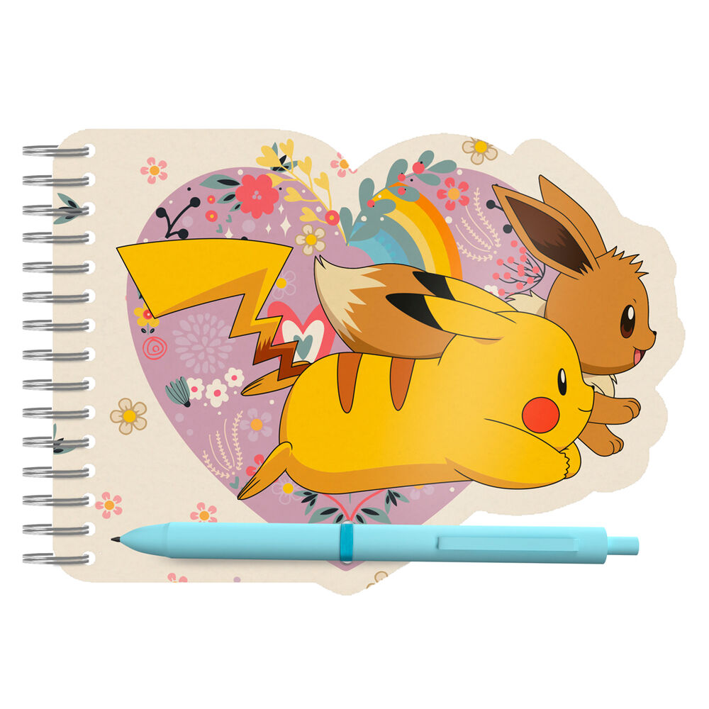 Pokemon Flowers set notebook + pen