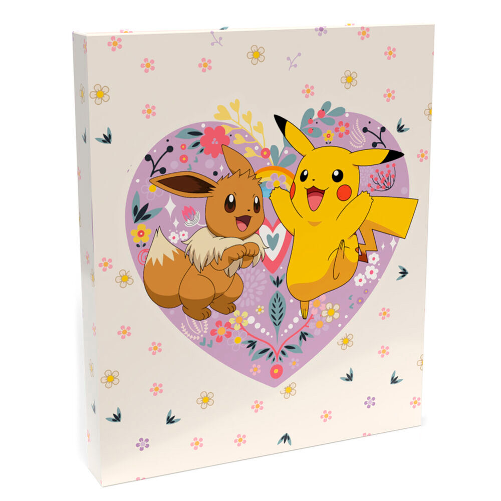 Pokemon Flowers A4 folder rings