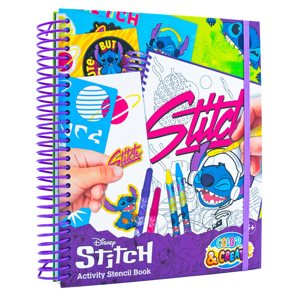 Disney Sittch activity stencil book