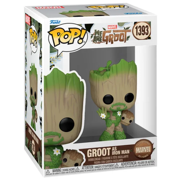 POP figure Marvel We Are Groot - Groot as Iron Man