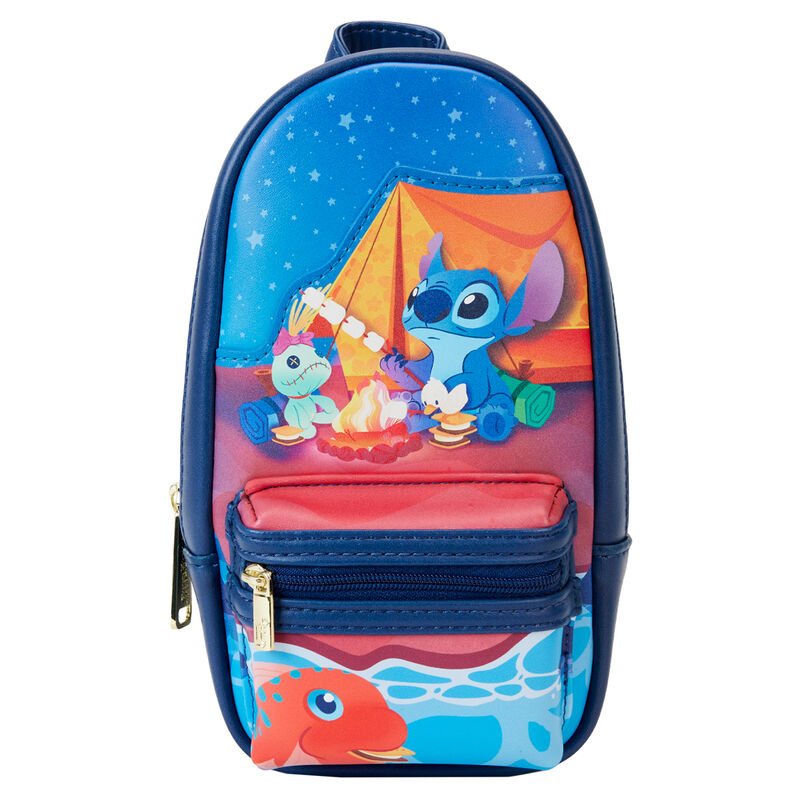 Loungefly Disney Stitch Camping Cuties pencil case