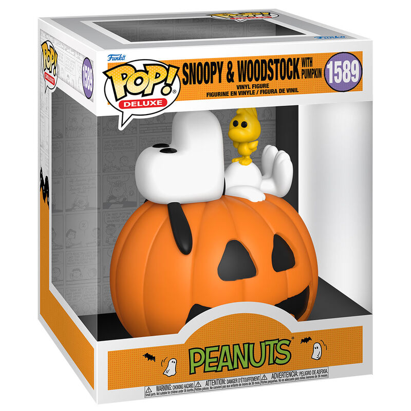 POP figure Deluxe Peanuts Snoopy & Woodstock with Pumpkin