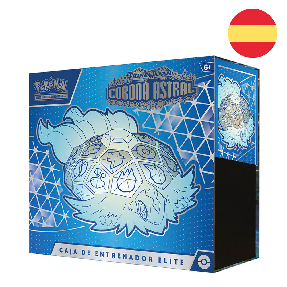 Spanish Pokemon Scarlet & Purple Astral Crown elite trainer case