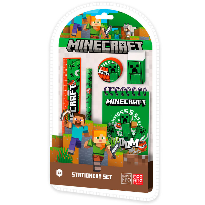 Minecraft stationery set 5pcs