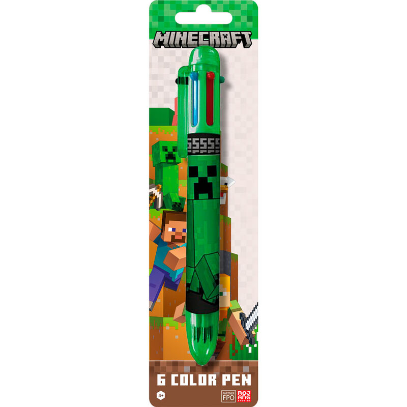 Minecraft 6 colours pen