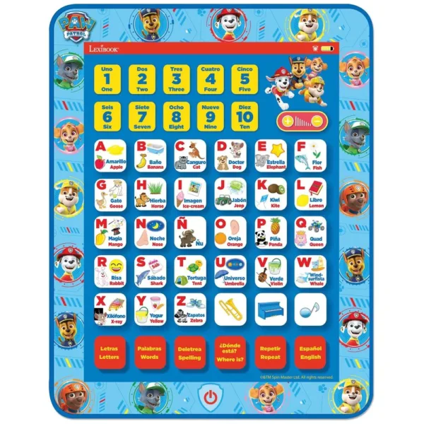 Paw Patrol educational talking tablet