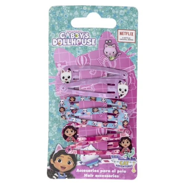 Gabbys Doll House blister pack 6 hairpins