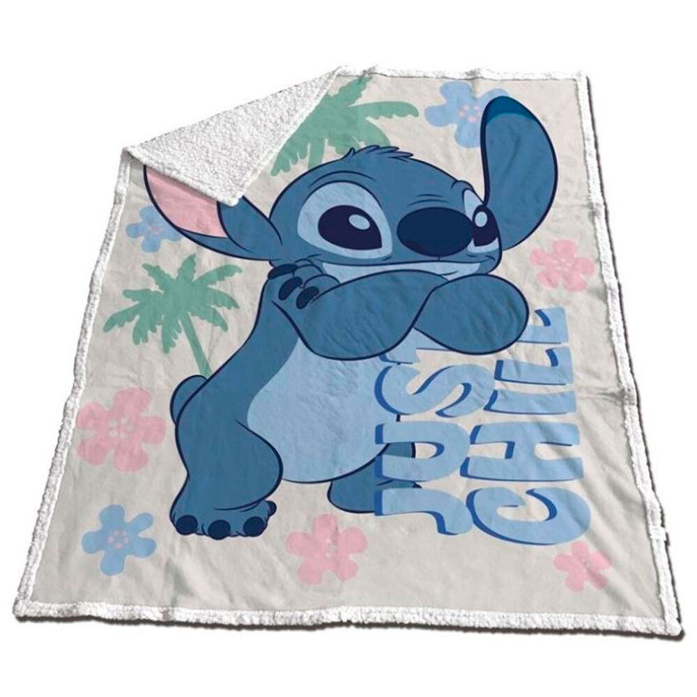 Disney Stitch coral sherpa blanket 130x170cm