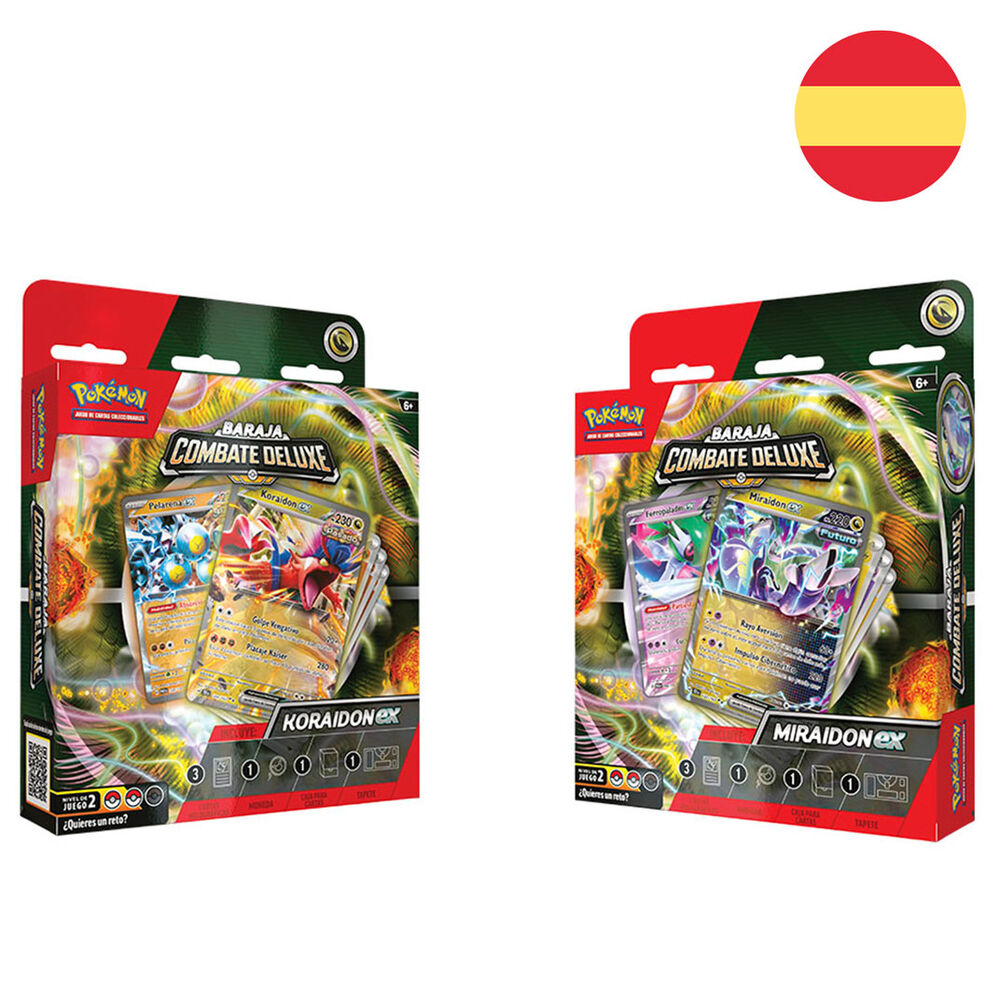 Spanish Pokemon Q3 Deck of collectible trading cards game assorted