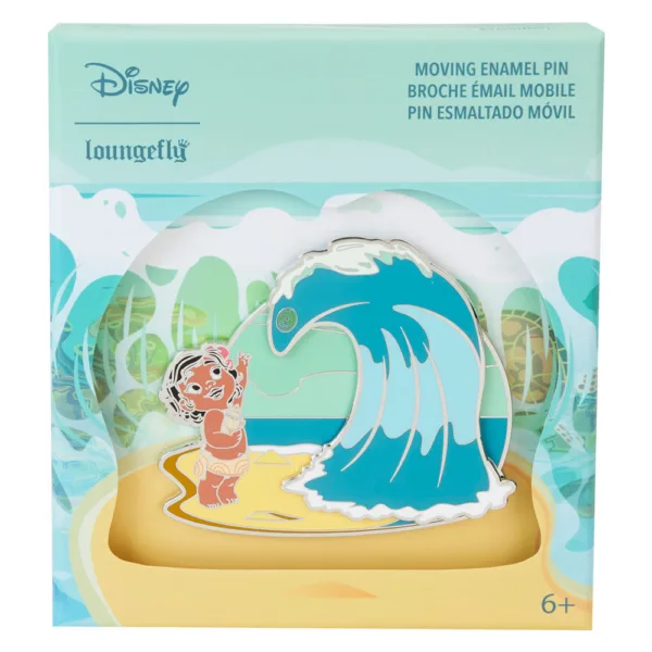 Loungefly Disney Vaiana Moana Ocean Waves pin