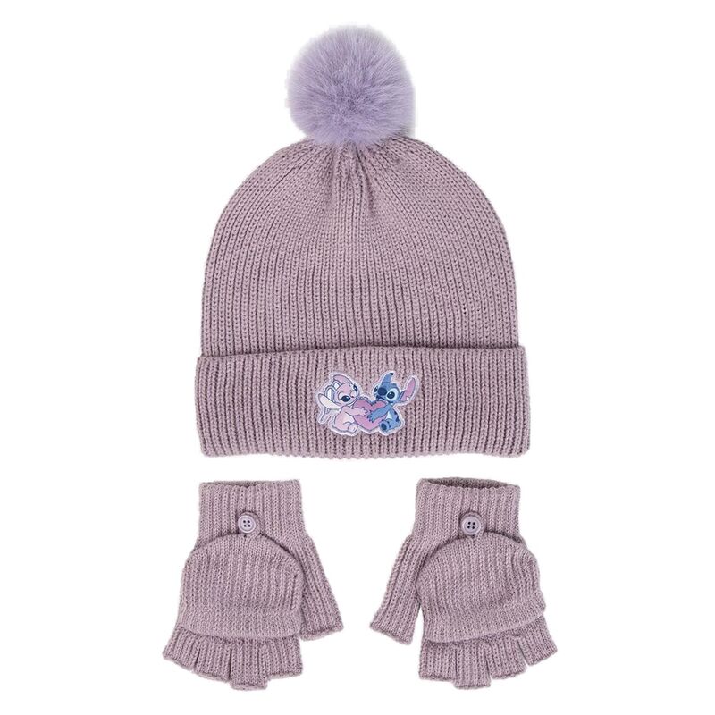 Disney Stitch hat and gloves set