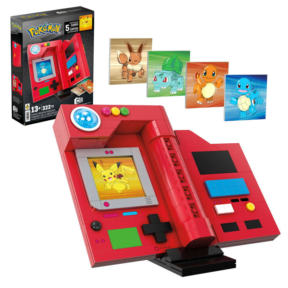 Pokemon Kanto Region Pokedex MEGA Construx