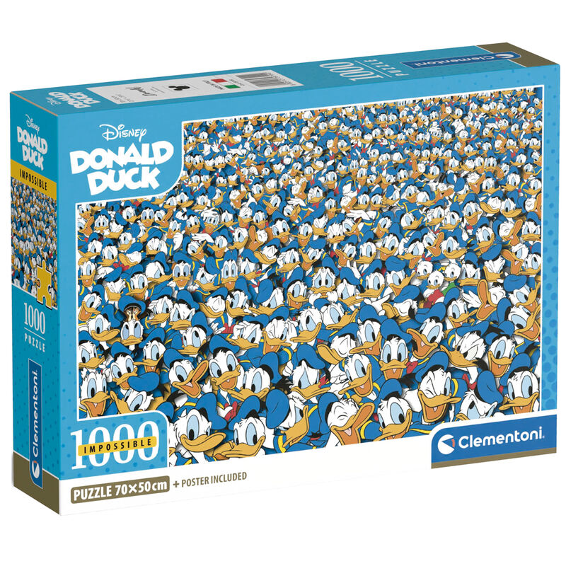 Disney Donald Duck Impossible puzzle 1000pcs