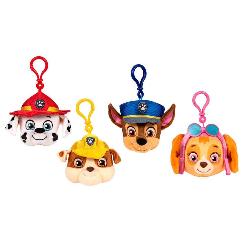 Paw Patrol assorted plush keychain 10cm