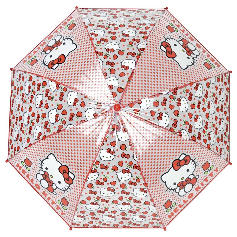 Hello Kitty manual transparent umbrella 48cm