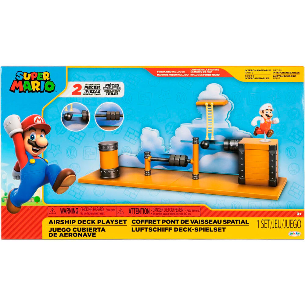 Super Mario Bros Aircraft deck playset