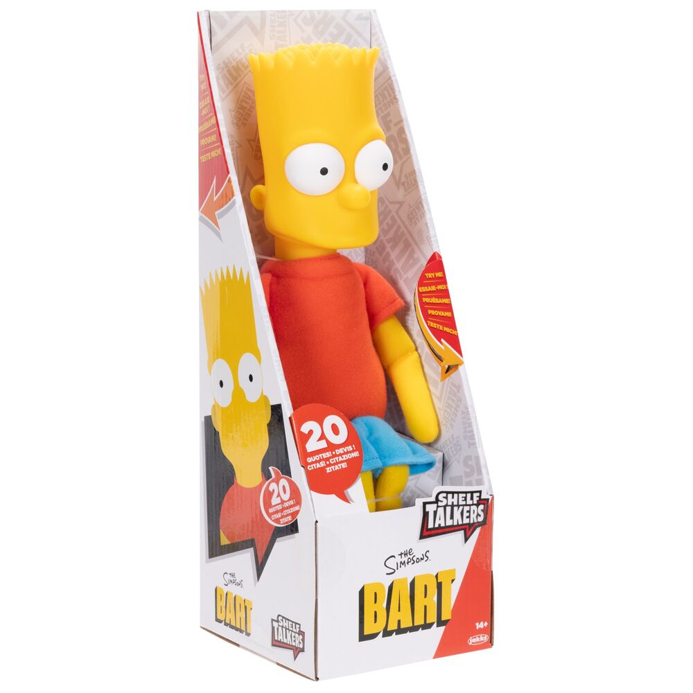 English The Simpsons Shelf Talkers Bart plush toy 33cm