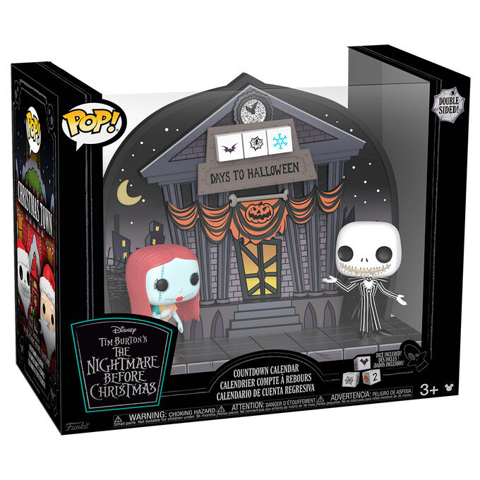 POP figure Disney The Nightmare Before Christmas Dual-Sided Countdown Calendar