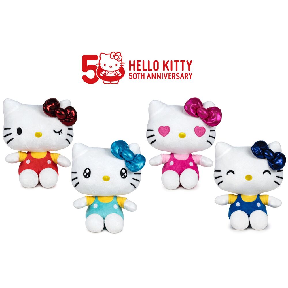 Hello Kitty 50th Anniversary assorted plush toy 22cm