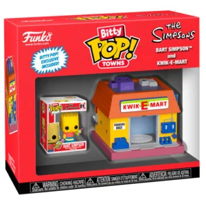 Bitty POP figure Town Simpsons Bart Simpsons and Kwik-E-Mart