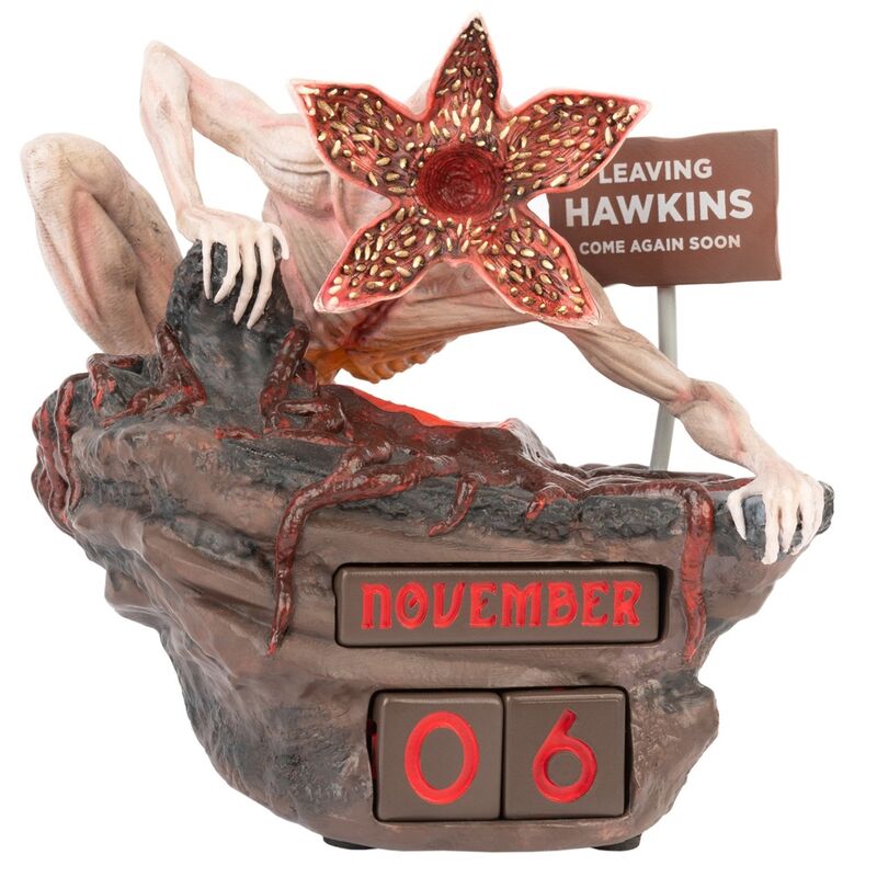 Stranger Things Demogorgon 3D perpetual calendar