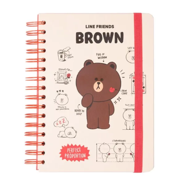 Line Friends A5 notebook