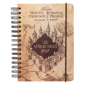 Harry Potter Marauders Map A5 notebook