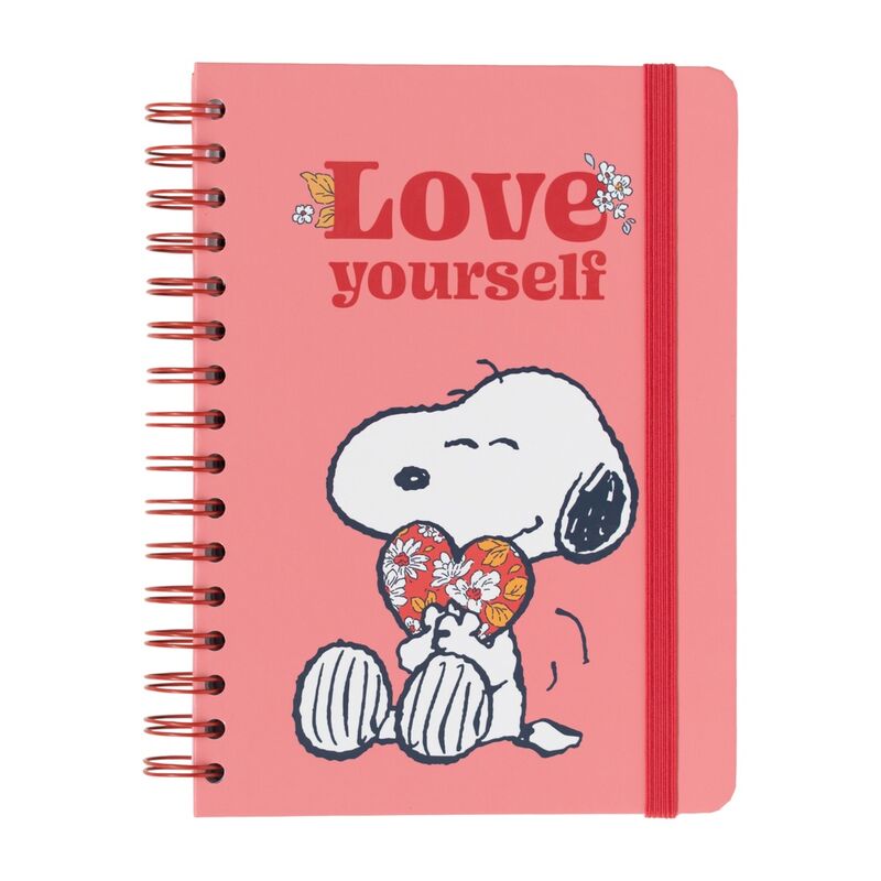 Snoopy Love Yourself A5 notebook