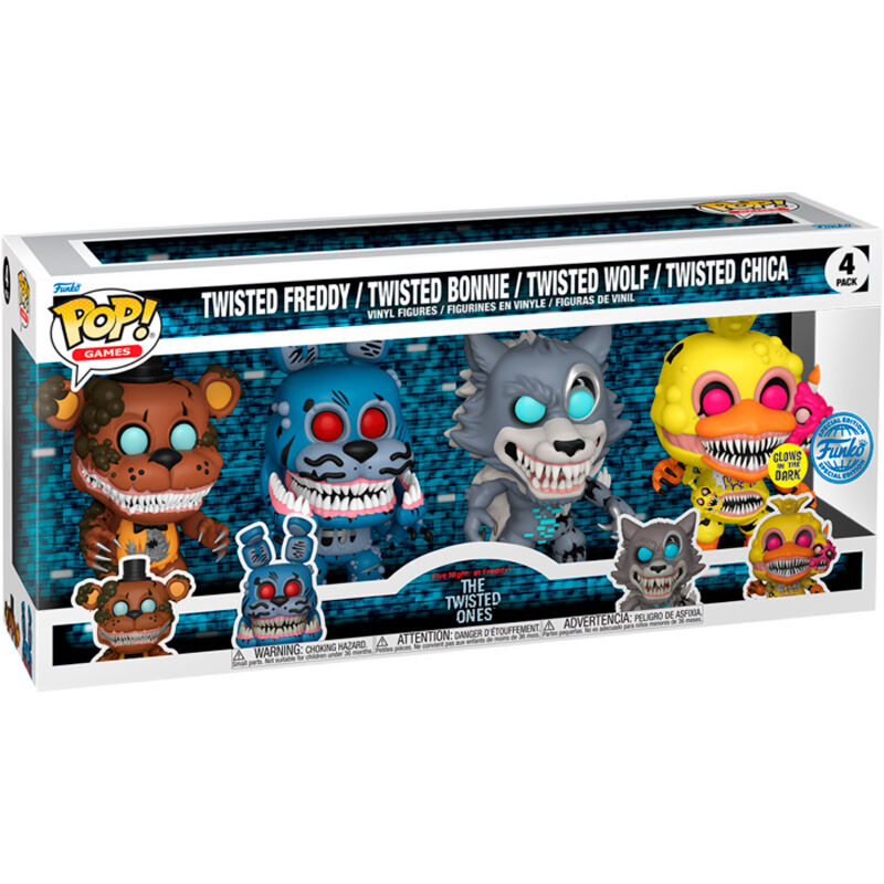 POP pack 4 figures Five Nights at Freddys Exclusive