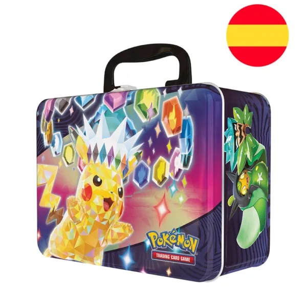 Spanish Pokemon Chest Collectible card game box