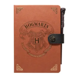 Harry Potter Hogwart A5 premium notebook + wand pen