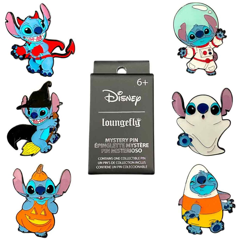 Blind Box Enamel Pin Disney Stitch Halloween assorted