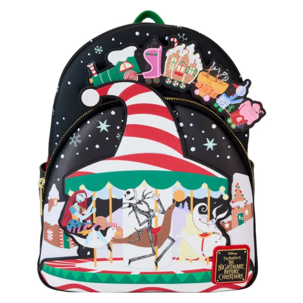 Loungefly Disney Nightmare Before Christmas Journey to Christmas Town backpack