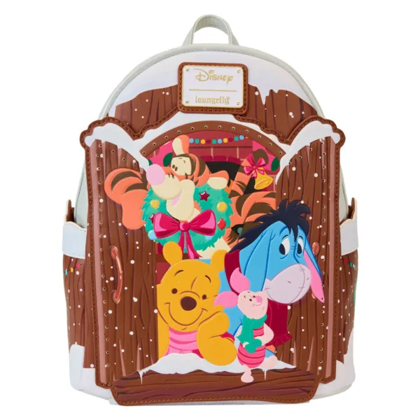 Loungefly Disney Winnie the Pooh Holiday Friends backpack