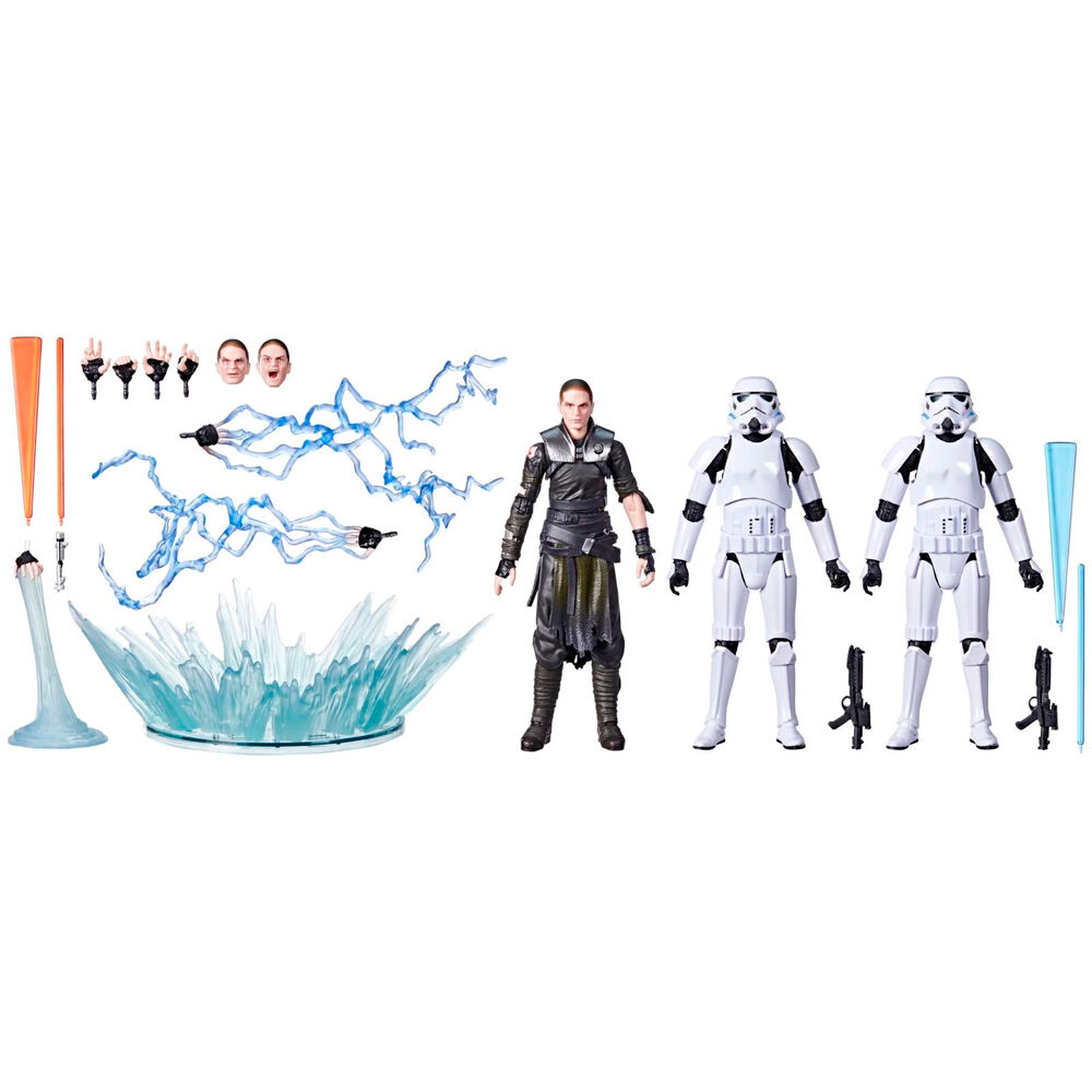 Star Wars The Force Unleashed Starkiller & Stormtroopers figure 15cm