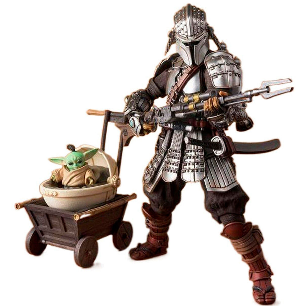 Star Wars Ronin Mandalorian Beskar Armor & Grogu figure 18cm