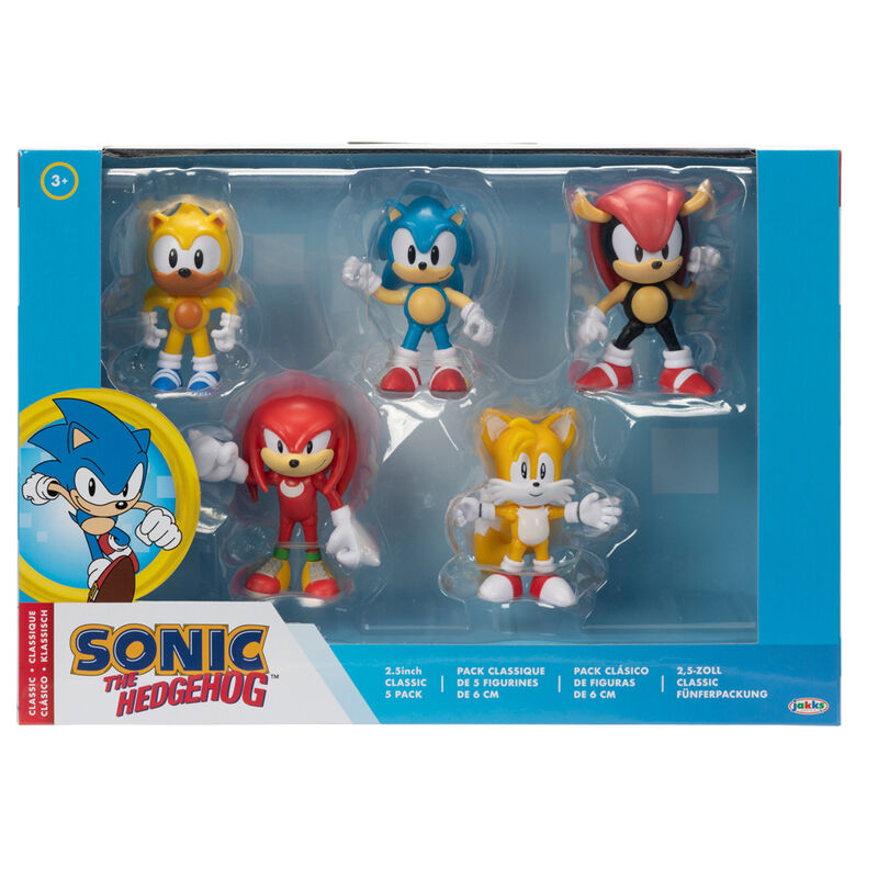 Sonic the Hedgehog pack 5 figures 6cm