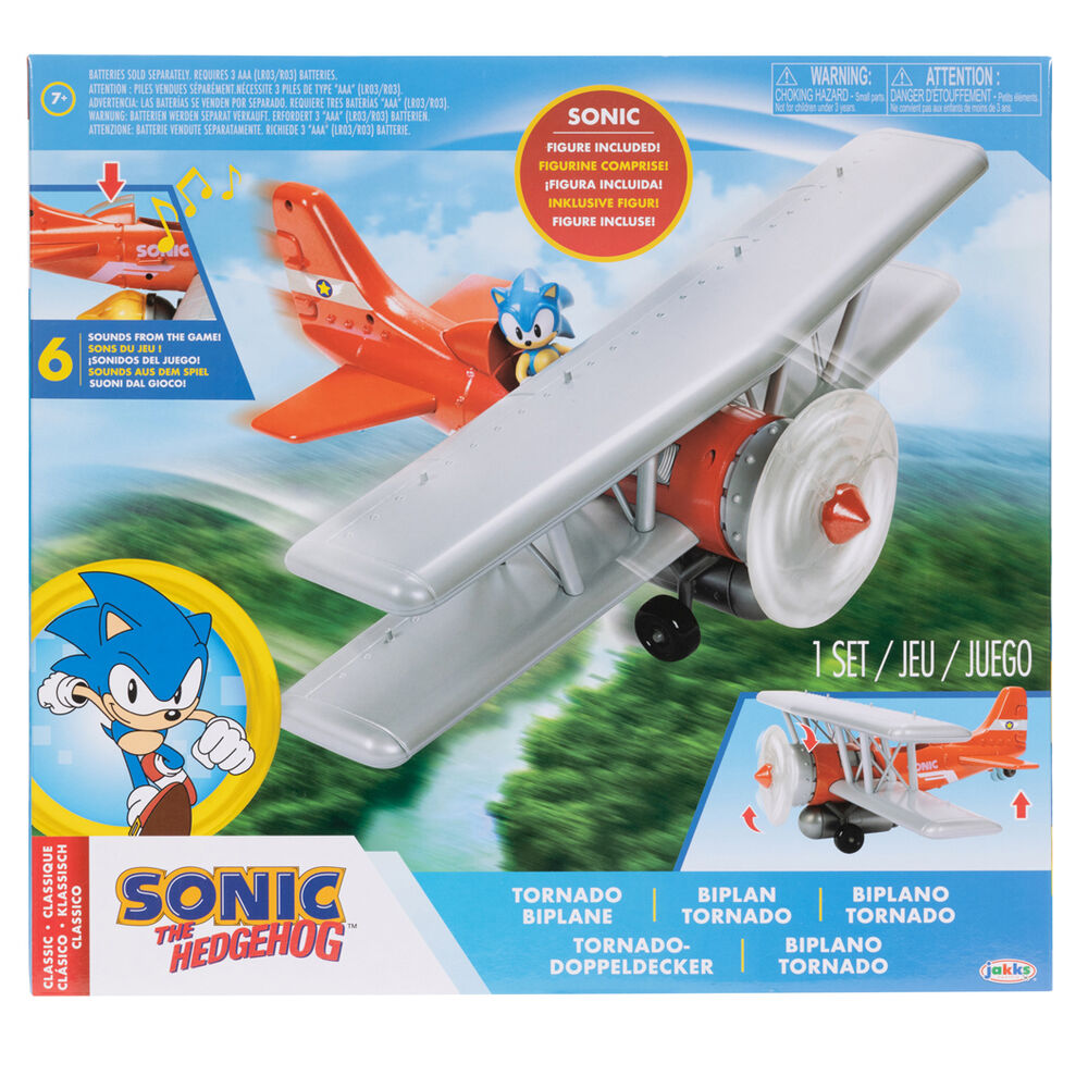 Sonic the Hedgehog Tornado biplane