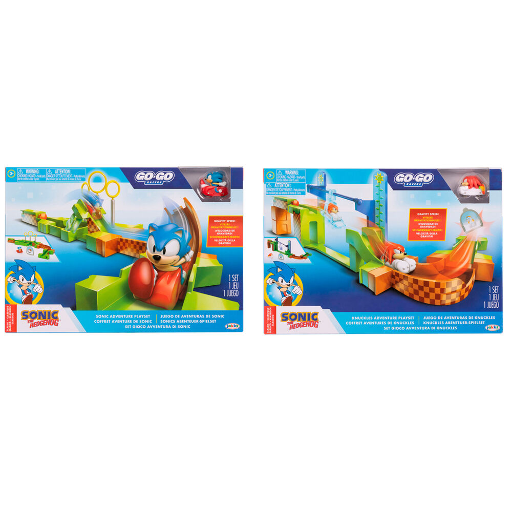 Sonic Go Go Racers Sonic & Knuckles assorted playset