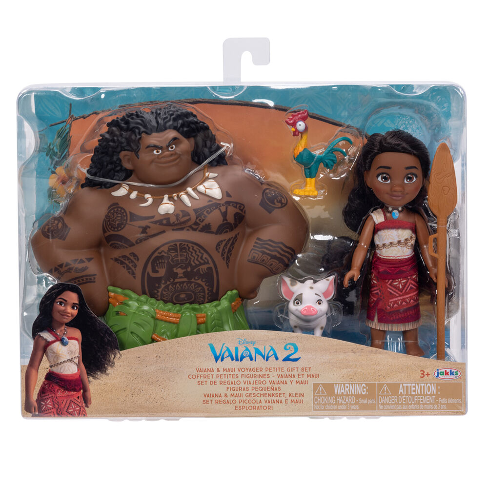 Disney Vaiana Moana 2 Vaiana & Maui blister doll 15cm