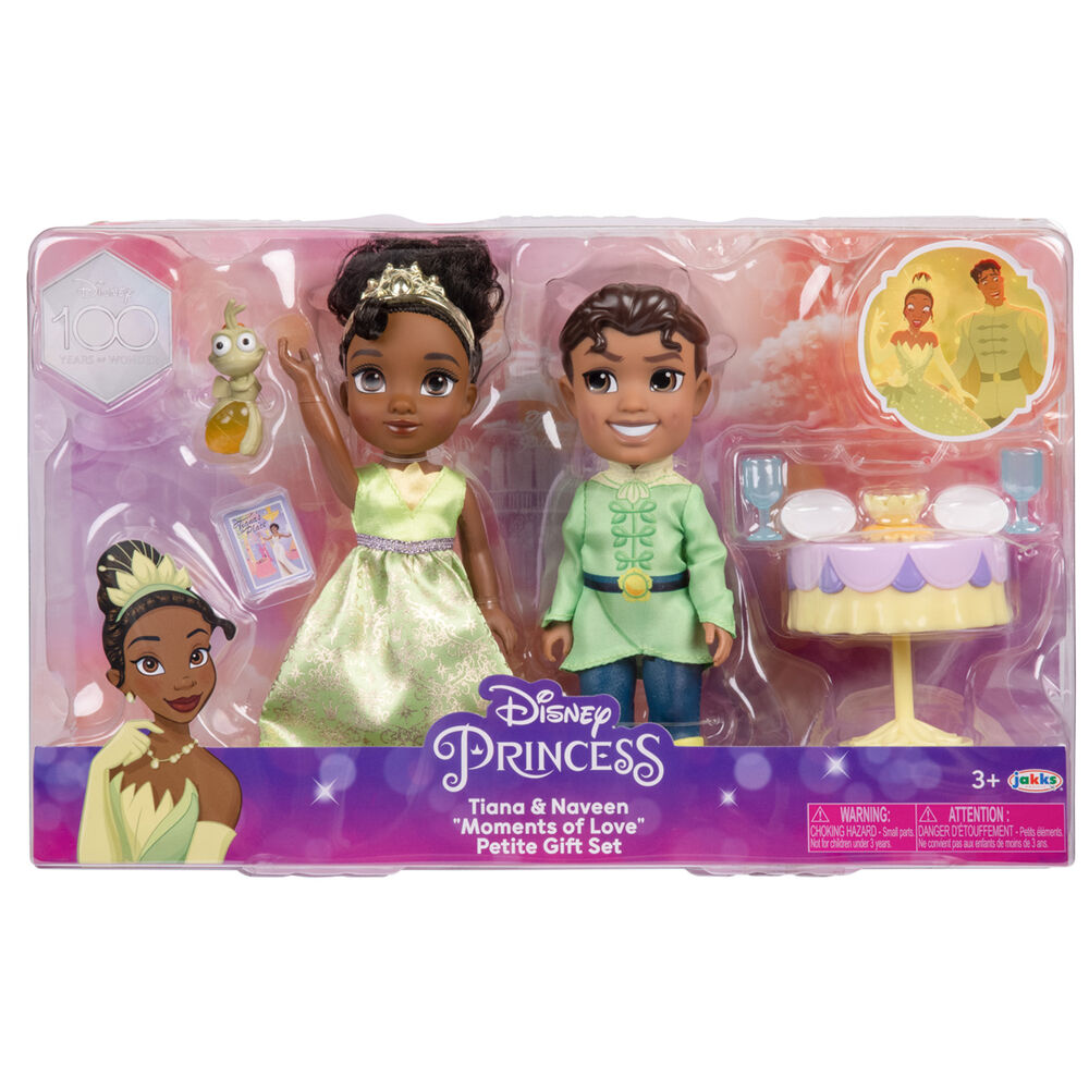 Disney The Princess and the Frog Tiana + Naveen doll 15cm