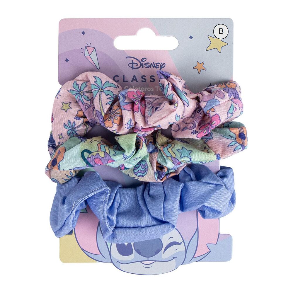 Disney Stitch set 3 scrunchies