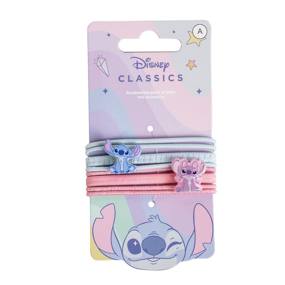 Disney Angel & Stitch set 8 scrunchies