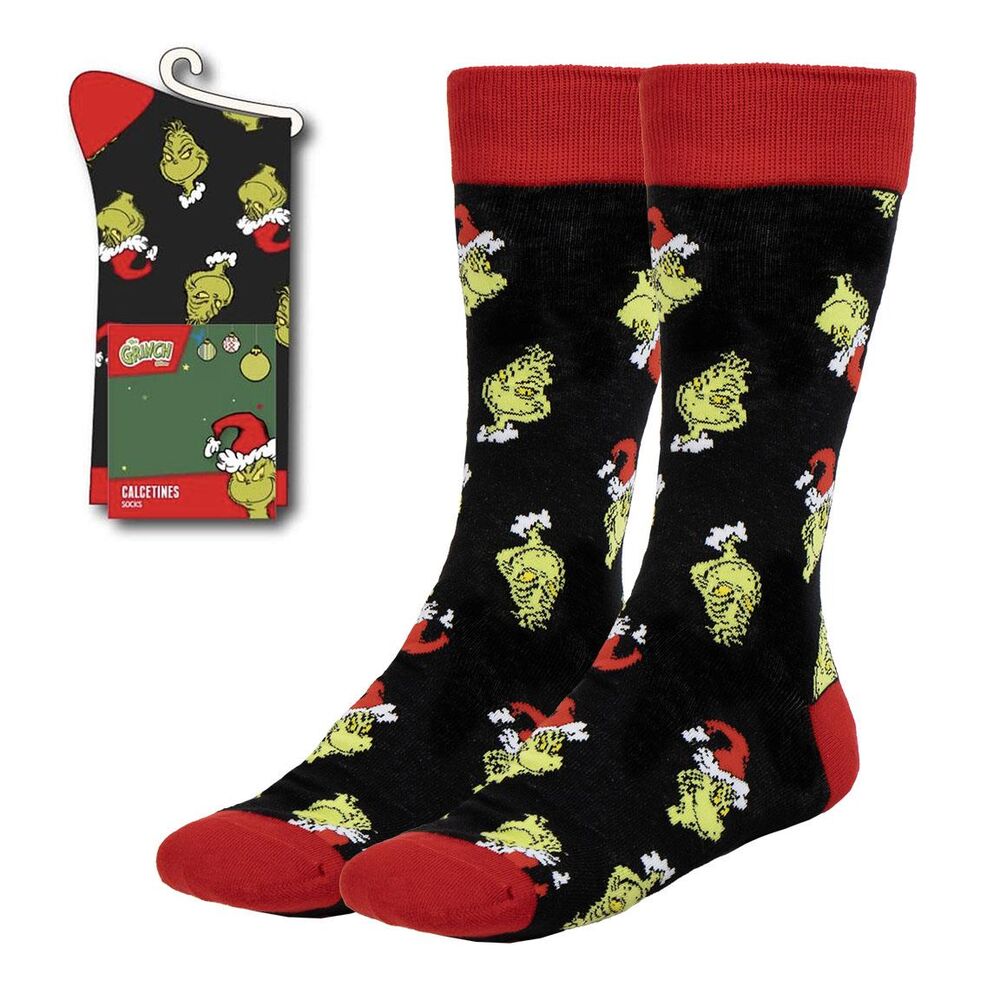 Grinch adult socks