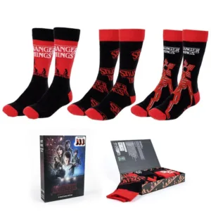 Stranger Things pack 3 assorted socks adult