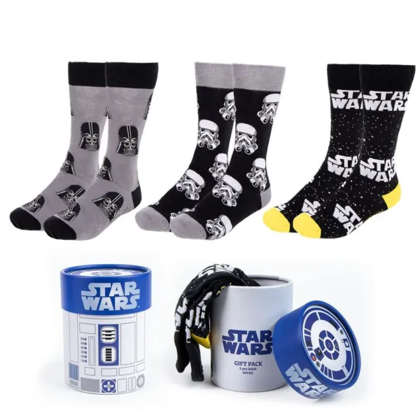 Star Wars pack 3 assorted socks adult