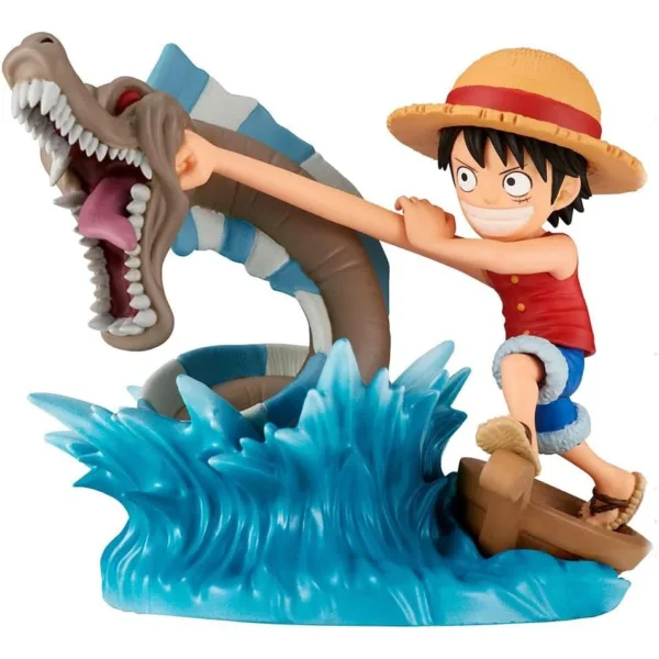 One Piece Log Stories Monkey D Luffy vs Local Sea figure 7cm