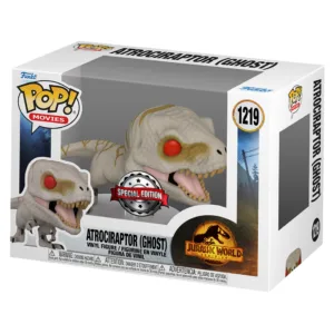 POP figure Jurassic World Atrociraptor Ghost Exclusive